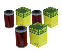 3X Original MANN-FILTER Filtro Olio MH 55 Oil Filter