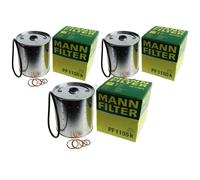 3X Original MANN-FILTER Filtro Olio PF 1155 K