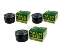 3X Original MANN-FILTER Filtro Olio W 914/4