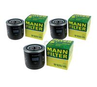3X Original MANN-FILTER Filtro Olio W 920/45
