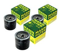 3X Original MANN-FILTER Filtro Olio WP 1026