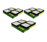 3X Original MANN-FILTER Filtro Pollen Per L'Abitacolo Filtro Abitacolo CU 2033-2