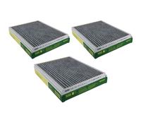 3X Original MANN Filtro Interno Pollenfilter Filtro Interno CUK 24 013