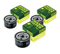 3X Original MANN Filtro Olio MW 75