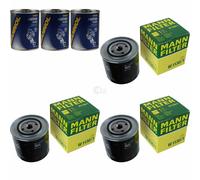 3X Original MANN Filtro Olio W 1130/1 + 3X SCT Flush Motore