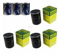 3X Original MANN Filtro Olio W 818/81 + 3X SCT Flush Motore
