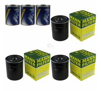 3X Original MANN Filtro Olio WP 920/80 + 3X SCT Flush Motore