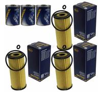 3X Original SCT Filtro Olio SH 4785 P + 3X SCT Flush Motore