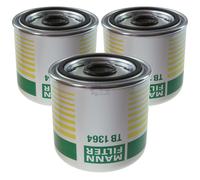 3x Originale MANN-FILTER Cartuccia Essiccatore Aria per