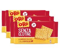 3X Oro Saiwa Biscotti Secchi Senza Glutine 6 Monoporzioni 200g
