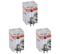 3x OSRAM Classic H7 1500 Lm Bruciatore Lampadina Pera