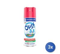 3x Oust Spray 400 Ml. Disinfettante 3 In 1 Fresh