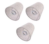 3X Paralume Piccolo Copri Lampada Nel Stoffa Lampada Lampadario Coperchio A7121