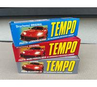 3X PASTA CERA LUCIDANTE TEMPO LUCIDARE TUTTI I TIPI VERNICE 120g