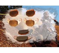 3x Pastiglie Freno per TGB Target 325 Anteriore Posteriore EBC Sintermetall