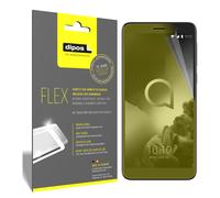 dipos I 3X Pellicola Protettiva Compatibile con Alcatel 1C (2019) - Rivestimento del Display al 100% - Pellicola di Protezione