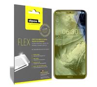 dipos I 3X Pellicola Protettiva Compatibile con Nokia X6 2018 TA1099 - Rivestimento del Display al 100% - Pellicola di Protezione
