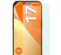 3x Pellicola Protettiva Opaca per iPhone 17 Protezione Schermo Pellicola Cell...