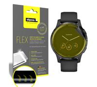 dipos I 3X Pellicola Protettiva Compatibile con Garmin Vivoactive 4s (40mm) Pellicola di Protezione I 3D Full Cover