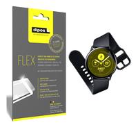 dipos I 3X Pellicola Protettiva Compatibile con Samsung Galaxy Watch Active - Rivestimento del Display al 100% - Pellicola di Protezione