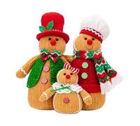 3X Peluche a Forma di Omino di, Giocattolo Morbido per Bambini, Regali per L'Albero di Natale