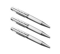 3X Penna Lettore MP3 Lettore Musicale Portatile USB Multifunzionale per Studenti Lettore Penna Scrivibile Argento