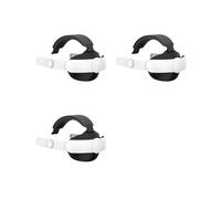 3X per Meta Quest 3 Elite Fascia per La Testa Comoda Traspirante Decompressione Morbida Semplice Fascia per La Testa Elite Regolabile