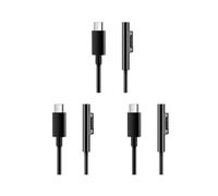 3X per Surface Connect Un USB C Cavo di Ricarica Compatibile per Surface Pro 3/4/5/6/7, Surface Laptop 3/2/1, Surface Go