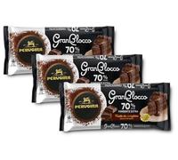 3X Perugina Gran Blocco Tavoletta di Cioccolato Fondente Extra 70% Granblocco per Dolci e Biscotti 150g [3 Confezioni]