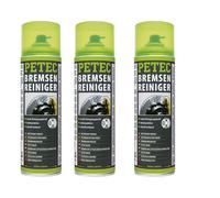 3x PETEC Detergente Freni 500ml Spray Schnellwirkend senza Residui Forte Forza