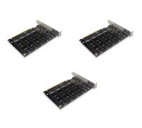 3X PH44 NVME Scheda Array A 4 Dischi Scheda Split Array Segnale PCIE L4S87299