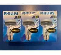 3X PHILIPS Lampadina Riflettente R63 Spot 40W E27 DIMMERABILE 230V 30° [EEK: G]