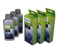 3x PHILIPS Saeco Anticalcare 250ml per Macchina da Caffè Ca6700/10 996530072309