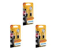 3X Philips Standard Bax 85D/2 Nero 1.2W 12V Lampadine Auto