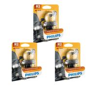 3x Philips Standard R2 45/40W 12V Lampadina Glühlampe R2 P45t-41