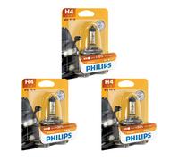 PHI H4 VISION - Fanale per auto, H4, confezione da 1 pezzo, P43t, Vision