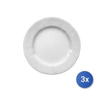 3x Piatti In Porcellana Salzburg Bianco Frutta 21 Seltmann