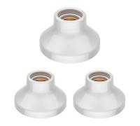 ledscom.de 3 pezzi plafoniera/porta lampada ELEKTRA, porcellana, bianco lucido, 1x E27 max. 300W
