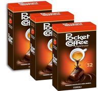 3X Pocket Coffee Espresso Maxi Scatola con 32 Praline di Finissimo Cioccolato e Caffe 100% Arabica 400g [3 Confezioni]