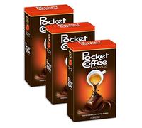 3X Pocket Coffee Espresso Scatola con 18 Praline di Finissimo Cioccolato e Ripieno di Caffe 100% Arabica 225g [3 Confezioni]