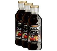 3x Ponti Glassa Gastronomica 'Balsamic Cream', 200 ml