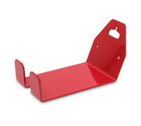 3x portabici porta bicicletta muro rastrelliera rosso parete gancio pedali
