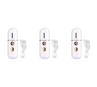 3X Portable Facial Steamer, mini umidificatore facciale USB, nano spruzzatore facciale, Handy Face Steamer Mist Spray macchina