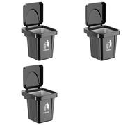 3X Posacenere da Parete In Acciaio Inossidabile con Coperchio A Forma di Ce9923