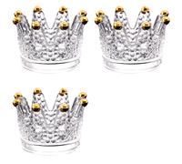 3X Posacenere nel Vetro con Creativa Tavolo da Pranzo Decor2488