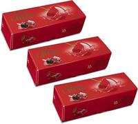 3X Praline di Cioccolato Extra con Ciliegia e Liquore, Incartati Singolarmente per mon cheri, Confezione T16 da 168g