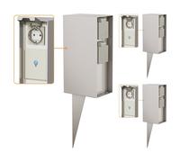 3x presa da giardino POMI per esterni IP44 Smart Home WLAN Alexa 3 vie