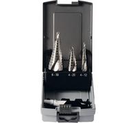 3x Projahn Punta a Gradino Set Hss-G Ogni 6-30 4-20 4-12 MM Punte Coniche