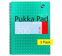 Pukka Pad Pukka A4 Jotta Metallic Wirebound Notebook (Pack Of 9)