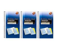 3X Pukka Pad Libretto Di Ricevute Duplicato NCR 200 Set (REC11/2/200)